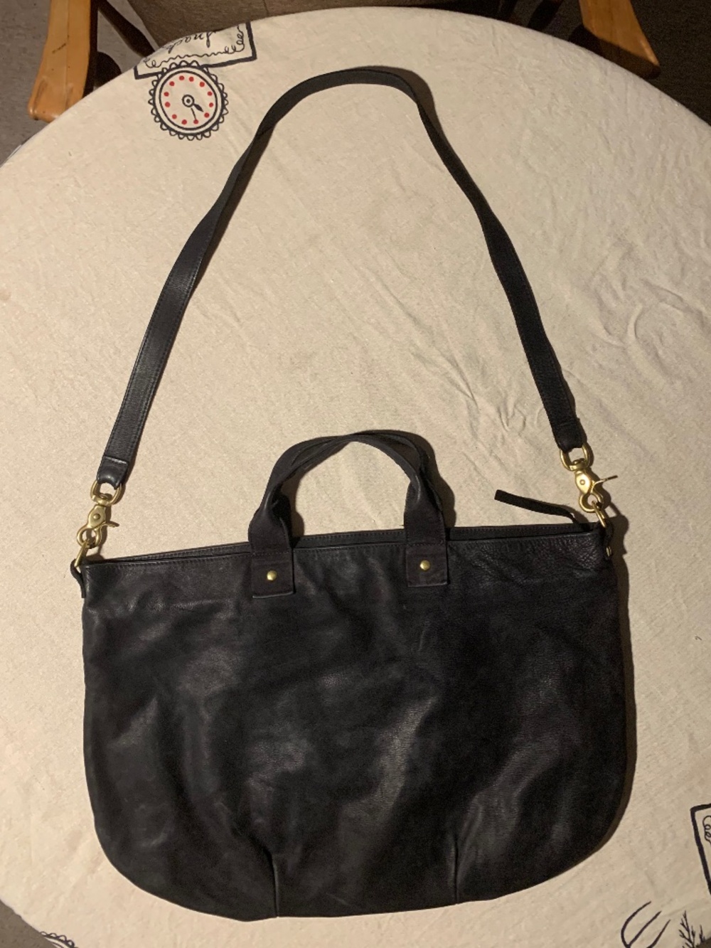 Clare V Suede Tote in Black NWOT